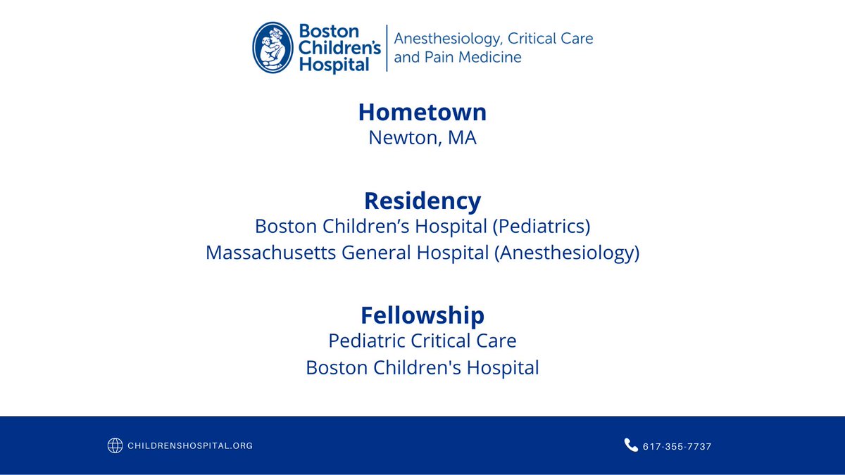 BCH- Anesthesiology, Critical Care & Pain Medicine tweet media