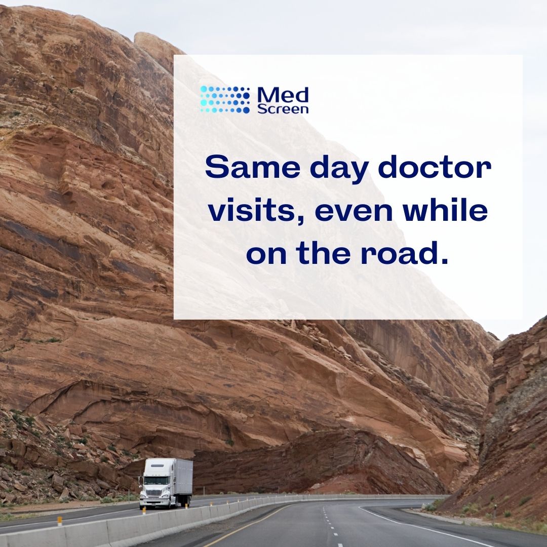 Our job is to make it easier for drivers and fleets. Enjoy fewer physicals, while saving time and money for your team. 💵

#truckernation #truckinglogistics #truckdriver #dotphysicalexam #telehealth #modernmedicine