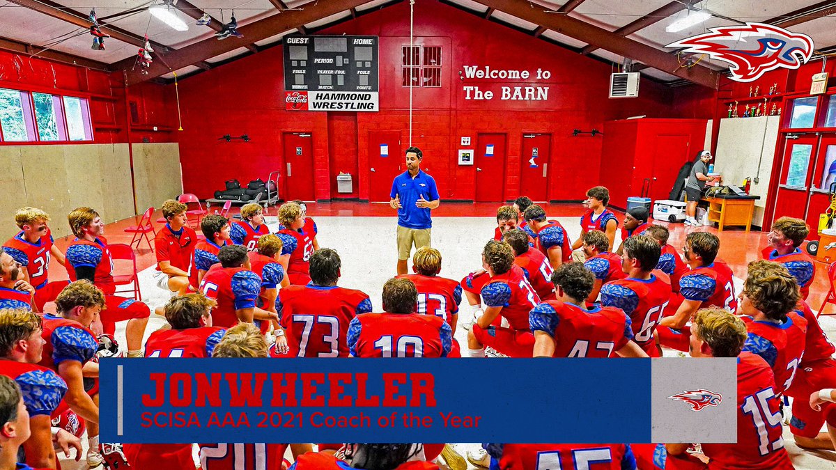 HammondSports's tweet photo. SCISA AAA 2021 Coach of the Year- JON WHEELER https://t.co/CiocNcVsgp