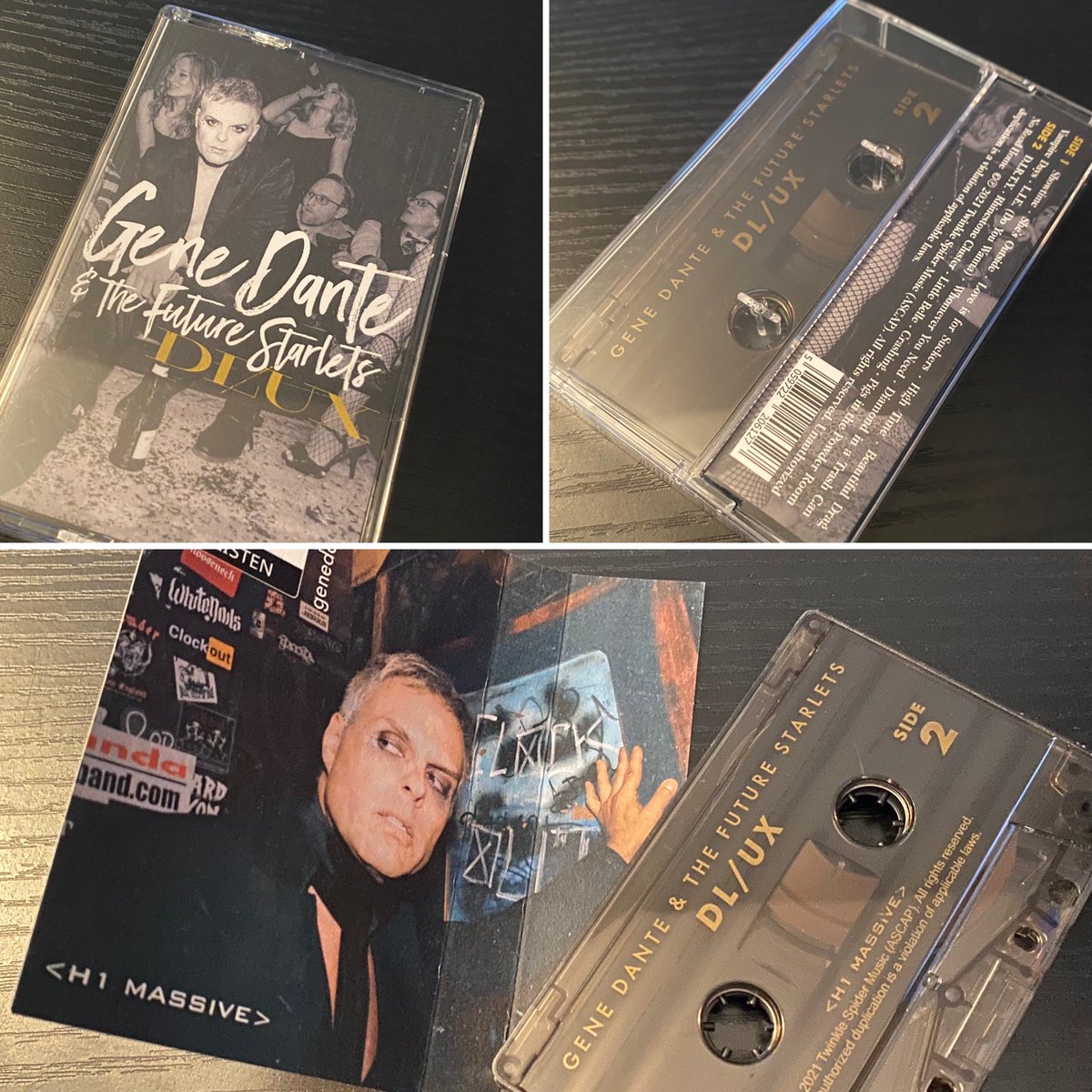 knyvetpr's tweet photo. #CyberMonday: Score @genedante's 'DL/UX' cassette, on sale now before its Wednesday release date.
Order it via the @h1massive shop: https://t.co/5o67awF7m0
#indie #glam #indieglam #newmusic #cassette https://t.co/22S5BWP6dT