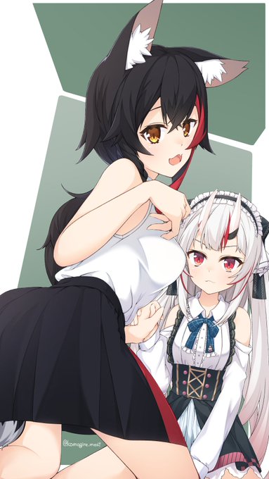 あやみお～ん
 #百鬼絵巻 
 #みおーん絵 