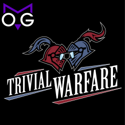 TrivialWarfare's tweet photo. We made it! It's EPISODE TREE FIDDY! This week Carmela teams up with Chris against Ben and the OG General David Livasy! Jonathan is hosting and we have a LOT of fun. Enjoy! https://t.co/Qia89oJdQV #trivialwarfare #threefiddy https://t.co/BtzRGbJPmL
