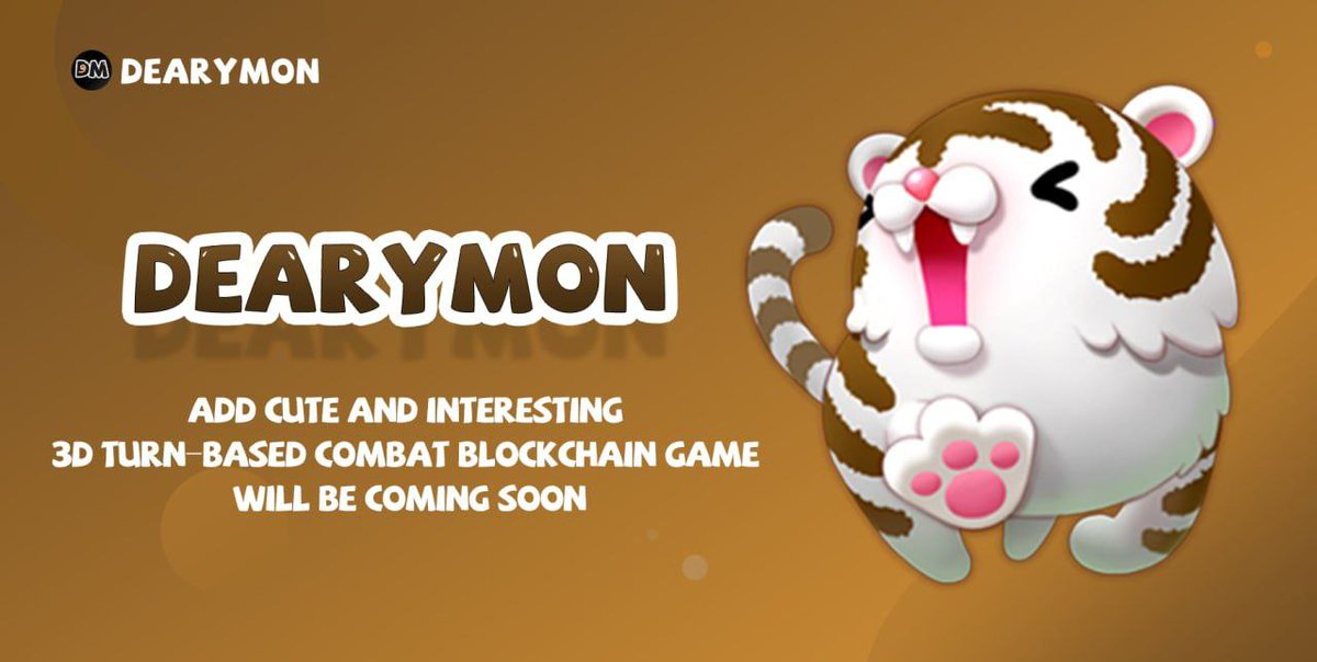 Deary_mon's tweet photo. Why #Dearymon?
1️⃣Strategic turn-based combat is still a favorite of many players. 
2️⃣Encounter various types of enemies in the world but they may also become your partner!
3️⃣Buy a blind box of a unique pet and create your NFT
#P2E #GameFi #PlayToEarn #NFT #BinanceSmartChain https://t.co/AVVmmCodqg