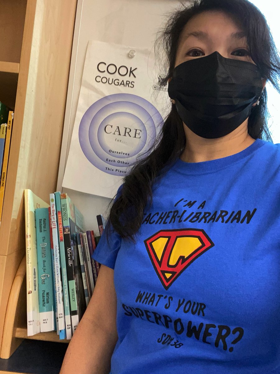 library_cook's tweet image. Hey Cougars @cooksd38 this is a shout out to our #librarymonitors and fellow #teacherlibrarians #librarytechnicians in @RichmondSD38 3 weeks to go! We got this! 💪🏼🦸🏻‍♀️ #rtla38 #sd38lac #sd38drc #Cookcares