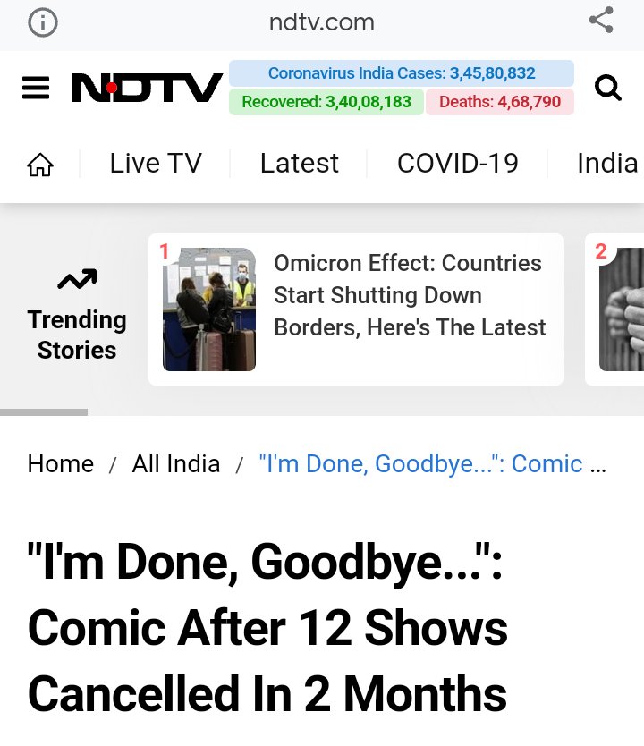 AbdalTalha's tweet photo. I come from India where people are less saddened by the cancellation of exam (UPTET) and more happy about the cancellation of Munawar's show.
#UPTET_Cancelled 
#MunawarFaruqui 
#icomefromtwoindia https://t.co/JwzjvWKgSP