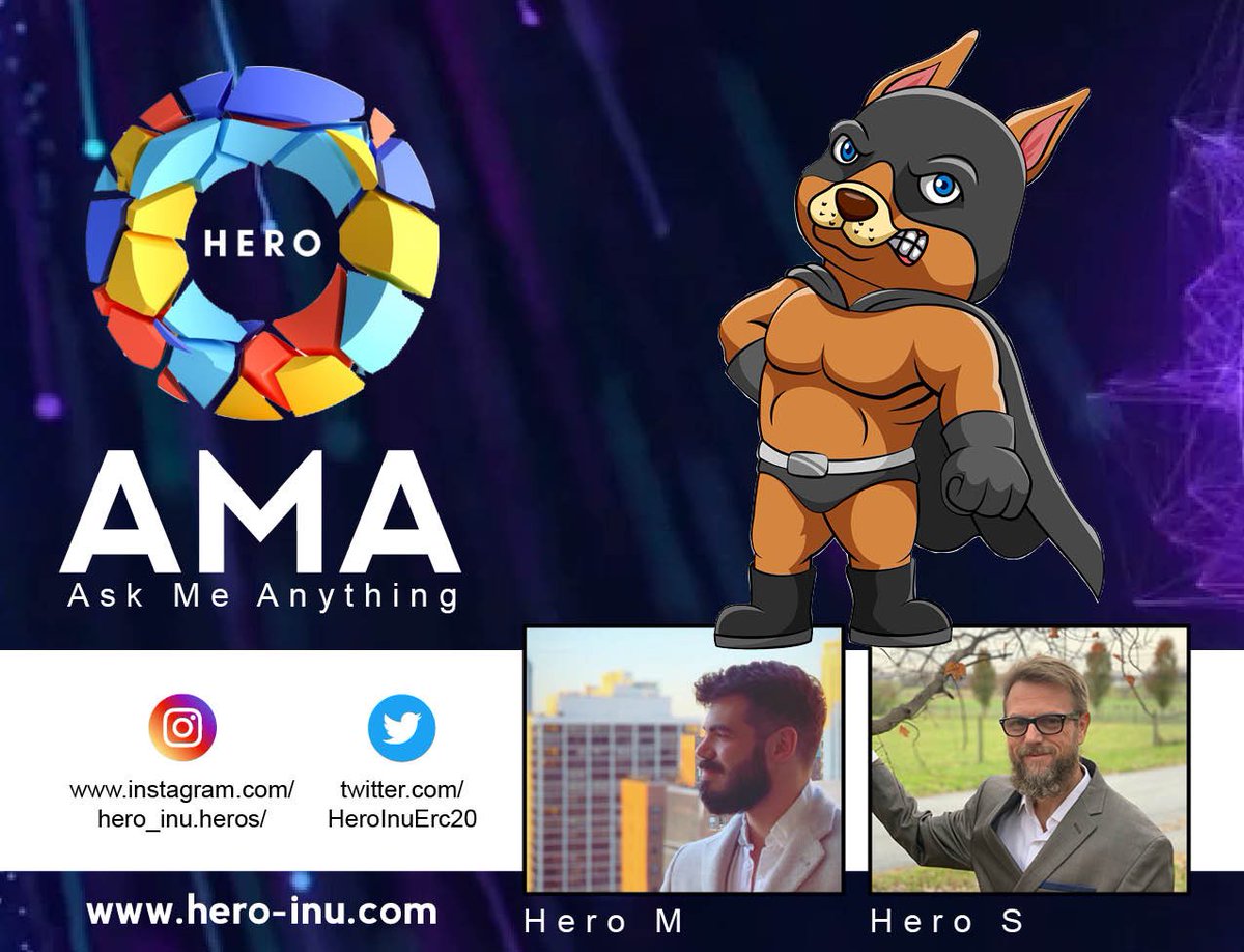 HerosToken's tweet photo. 🦸‍♂️ 🦹‍♂️ The $HEROS cofounders Michael and Scott will be live with @AdamEShelton tonight for an AMA @ 8pm EST! Please join us and contribute to the session and questions. We’re excited! #HEROS #ETH #Uniswap #NFTs #NFT #Charity @Crypto_Boss5 @Elprofessor565  @1GoddRich @crypto_deb https://t.co/7r2SDin6VG