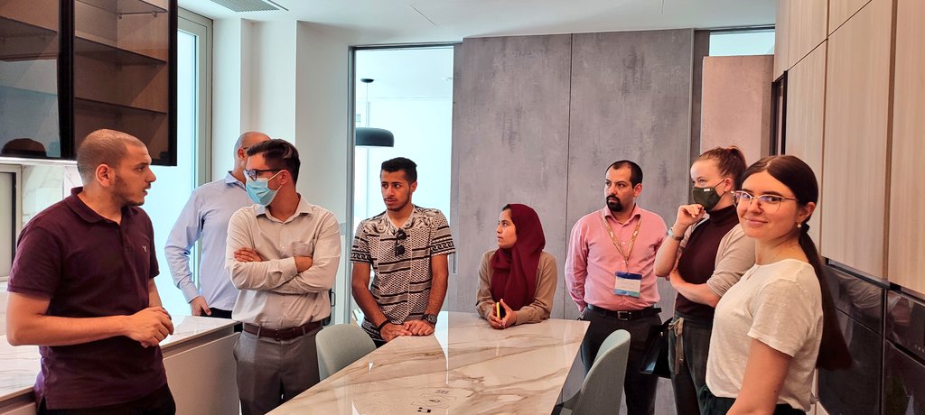 SSquareKAUST's tweet photo. We enjoyed our tour today to the #KAUSTSmart Home and saw the wonderful employment of @iyris_solar @EdamaSolutions and others
#KAUSTResearch 😍 https://t.co/1y3SMEdJdB