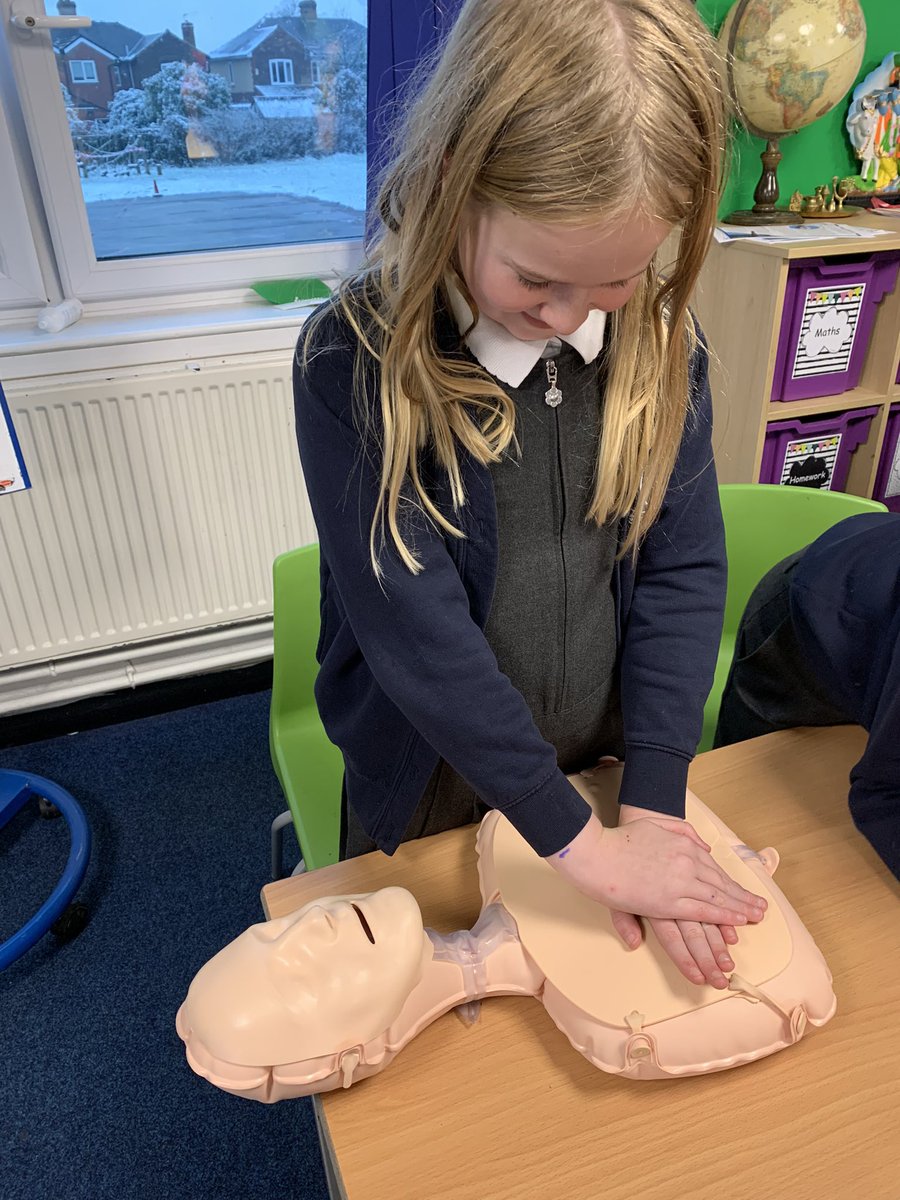 Wesley_Primary's tweet photo. First aid training in Y5 Boyle this afternoon kindly provided by #milliestrust CPR and the recovery position were taught as well as how to contact the emergency services. Thank you so much! #lifeskills #CPRSavesLives https://t.co/Pon8gG4vUU