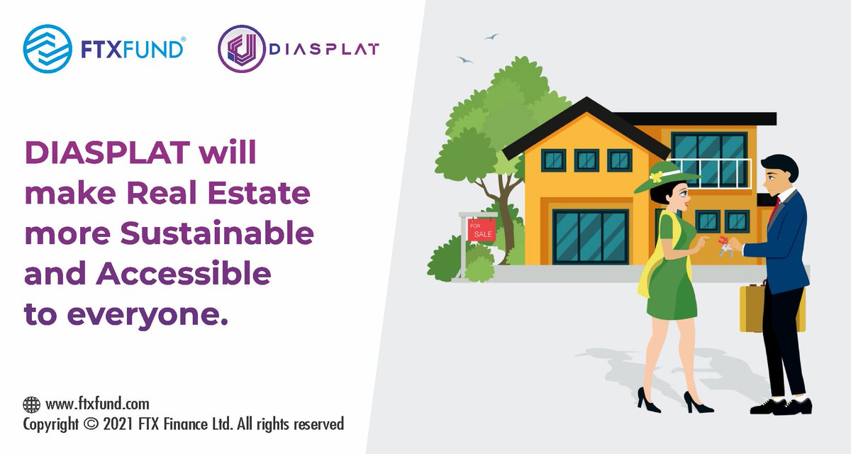 FTX Fund's Diasplat technology is the next big thing to happen in real estate industry to make it more sustainable and accessible to everyone. In regard to our roadmap, CMC and Gecko listing is applied, we'r waiting a go from their administration to GO 🚀

#FTXF #Diasplat #CMC