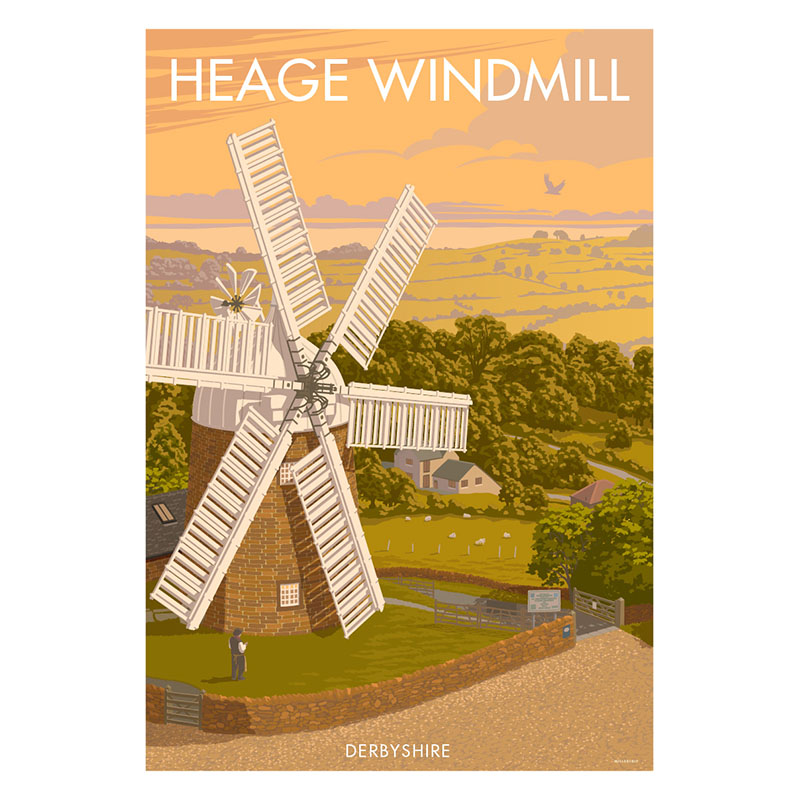 smillership's tweet photo. I love visiting Heage Windmill and it was great to see it featured on the excellent @HairyBikers go North series. This dramatic angle was inspired by the wonderful drone shots of the Windmill by the cameraman @JBoasty for @South_Shore_UK #heagewindmill #Derbyshire https://t.co/72Zkve5WVC