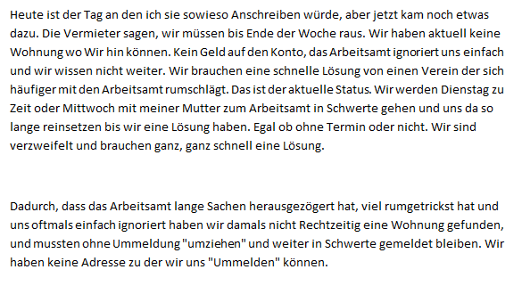 FOLLOWERPOWER!

BITTE BITTE BITTE RT, UNSERE LAGE IST SEHR, SEHR ERNST!!!

WIR SIND AB NÄCHSTER WOCHE SONST OBDACHLOS
Alle Infos hier unten 👇

VERBEREITET ES IM INTERNET!