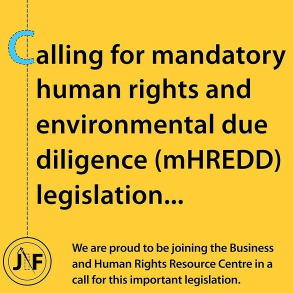 We are proud to be joining the Business and Human Rights Resource Centre and 42 other companies in a call for mandatory human rights and environmental due diligence (mHREDD) legislation.
Follow the link in bio for more info on this call to action