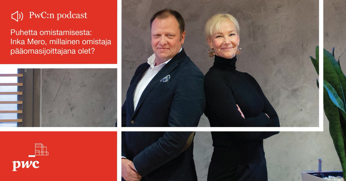 Virittäydy Slush-viikon teemaan kuuntelemalla uusin Puhetta omistamisesta-podcast!
Vieraana <a href="/InkaM/">Inka Mero</a> ja katse varhaisen vaiheen pääomasijoittamisessa.

bit.ly/3rkoWXl

#omistajuus #podcast #puhettaomistamisesta #VentureCapital #startups #investors