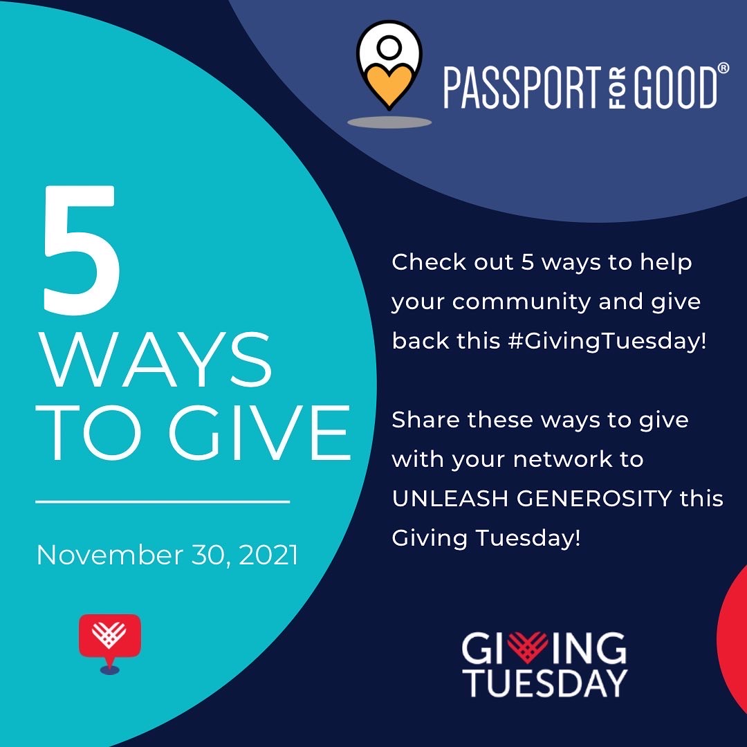 passportforgood's tweet photo. @GivingTuesday is one day away, hundreds of millions of people will be giving back, collaborating and celebrating generosity. 

What will you be doing?

#givingtuesday #doinggoodhere #unleashgenerosity #mondaymotivation https://t.co/knUyxeod37