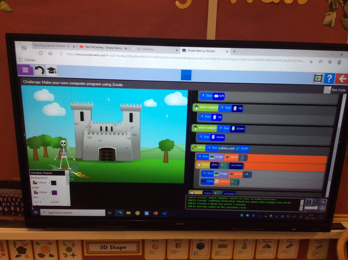 DeltaRowenaAc's tweet image. Today was our final ‘Coding Champions’ after-school club. The children have really enjoyed building their own game each week and it is now finished! Well done everyone, Mr Tindle and Mrs Hibbert are very proud of you!
#CodingChampions #PurpleMash