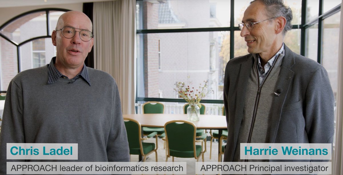 APPROACH_EU's tweet photo. How was machine learning used in @APPROACH_EU and how did it benefit the project? Learn more from project leader Harrie Weinans, @UMCUtrecht and Chris Ladel, leader of bioinformatics research, BioBone BV https://t.co/fmGYcBihsr
@ReumaNederland @VersusArthritis @OARSInews @IMI_JU https://t.co/VKicosJFH4