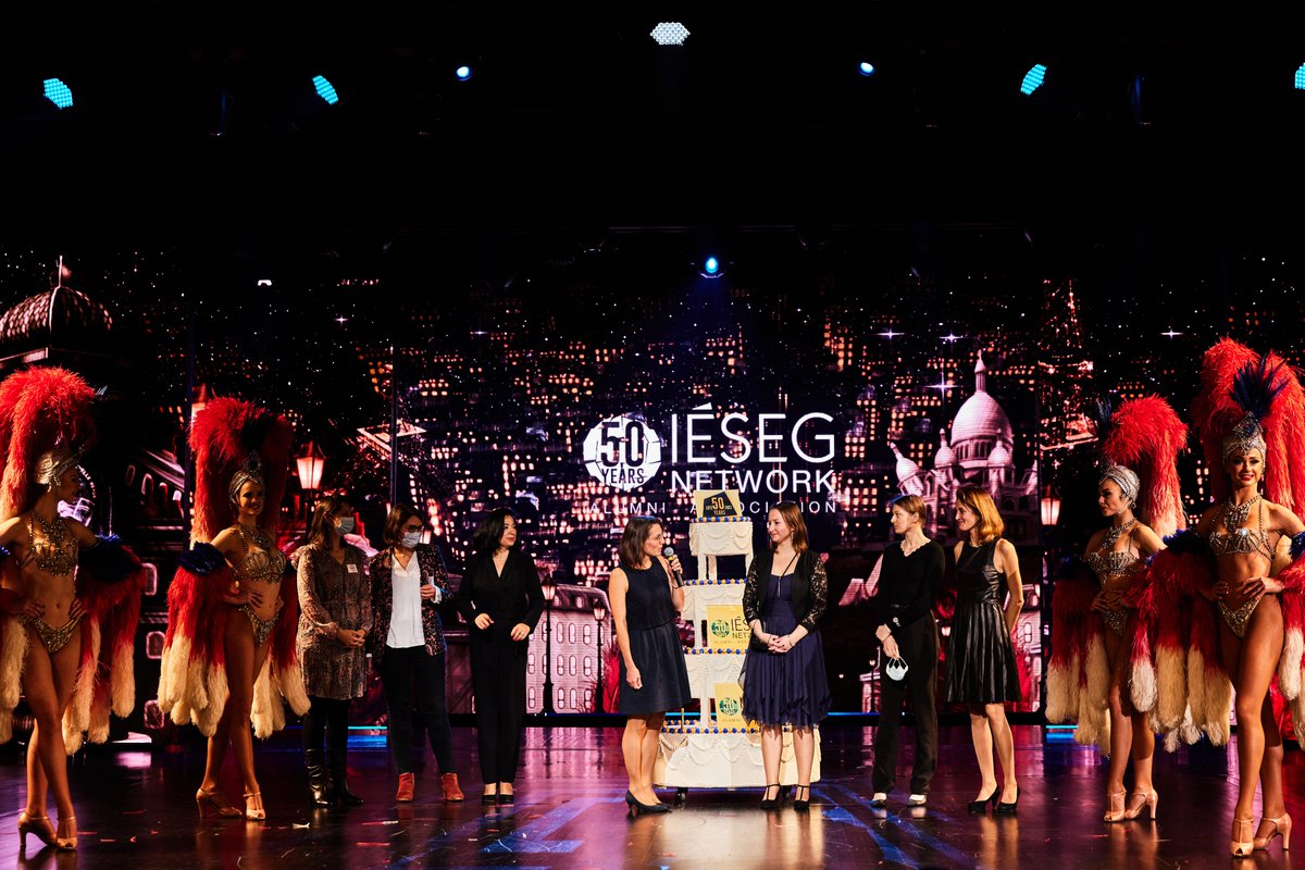 iesegnetwork's tweet image. Thank you all for the fabulous evening and for celebrating the #IESEGNetwork 50th birthday 🎂with us and the #IESEG community!
📷Check out some of the greatest moments from the #IÉSEGAlumniForever party at @LidoParis!
#IESEGNetwork50Years #Networking #GetTogether #Alumni #Paris