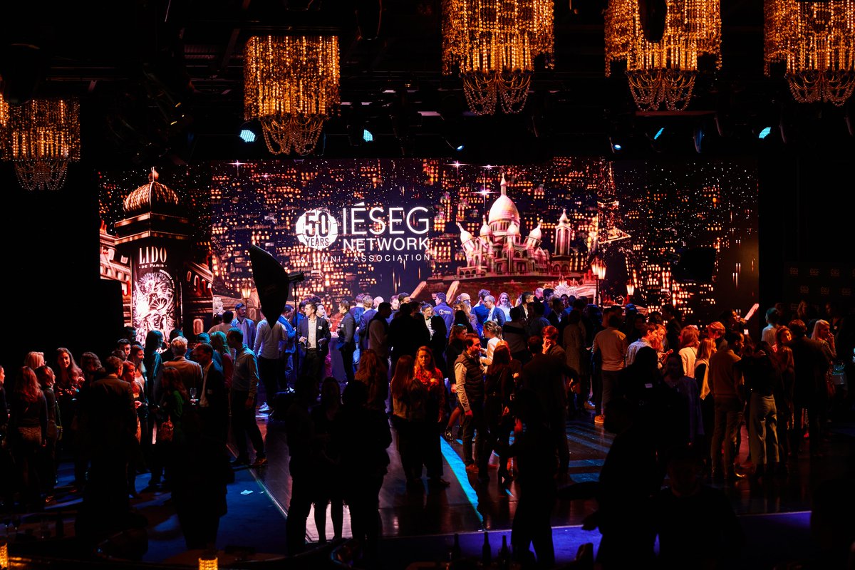 iesegnetwork's tweet image. Thank you all for the fabulous evening and for celebrating the #IESEGNetwork 50th birthday 🎂with us and the #IESEG community!
📷Check out some of the greatest moments from the #IÉSEGAlumniForever party at @LidoParis!
#IESEGNetwork50Years #Networking #GetTogether #Alumni #Paris