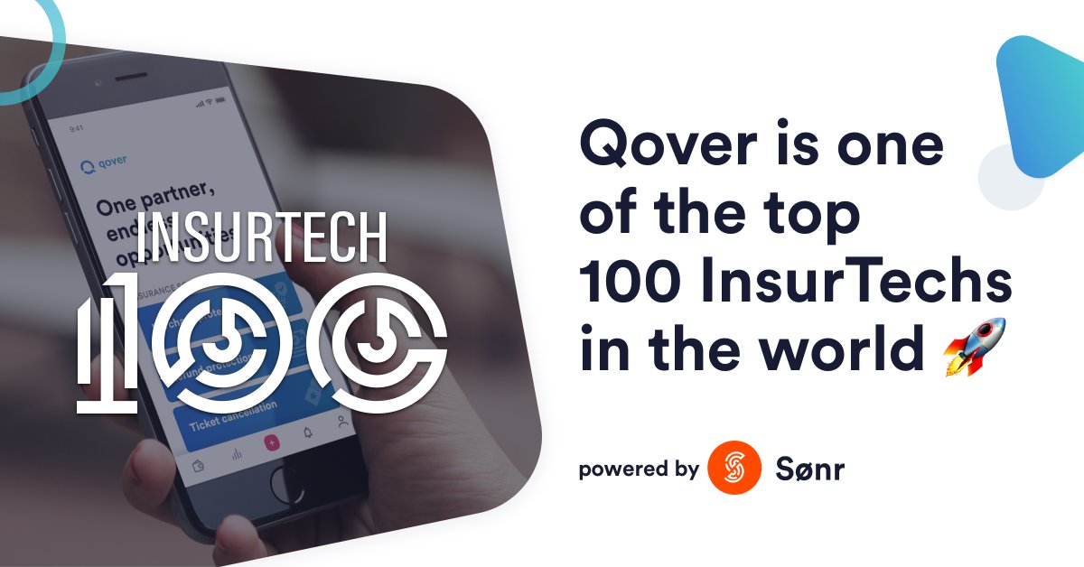 Qover's tweet photo. Who are the leading innovators, start-ups & scale-ups transforming #insurance?
@Sonr_Global just came out with the #InsurTech100 – a compilation of the world’s top #InsurTechs.
Coming in at #15? Qover 💪
Check out the full report 👉 https://t.co/w7QLyXTu53
#HackingInsurance https://t.co/Ezcr7OeMaA