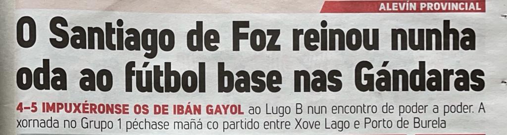 Este domingo o equipo alevín desplazouse a Lugo.