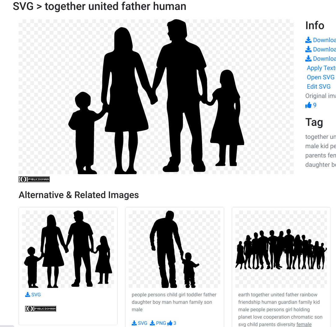 [free icons] Un site propose des centaines d’icônes et images SVG, couleur de votre choix et licence CC0 domaine public, avec l'originalité d’être issues et détourées de photos libres de Pixabay.
svgsilh.com