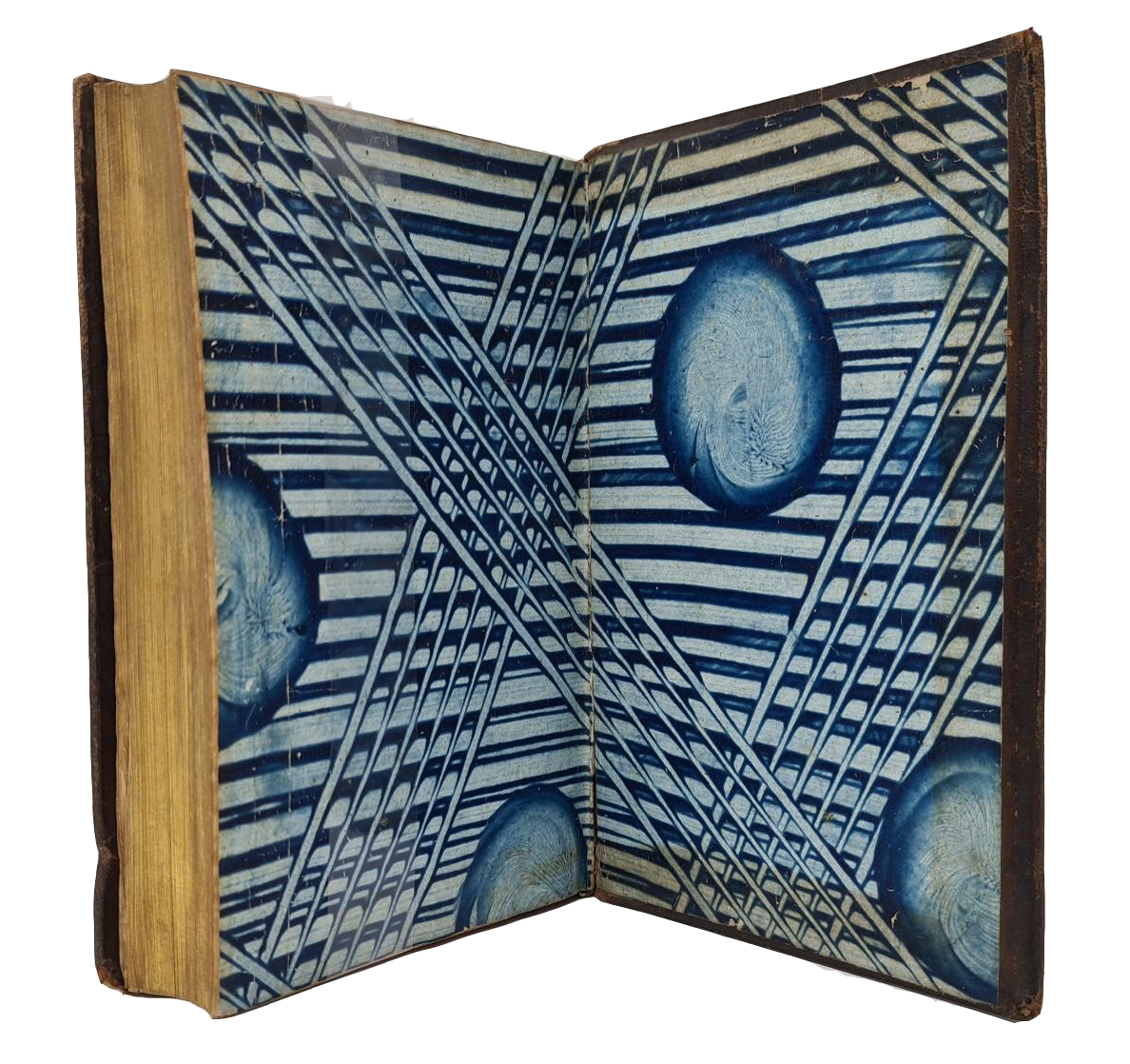 simon_beattie's tweet photo. Rather splendid paste-paper endpapers on a copy of Fénelon, 'The Adventures of Telemachus' (Jena, 1767). https://t.co/d2l2tq6T9g