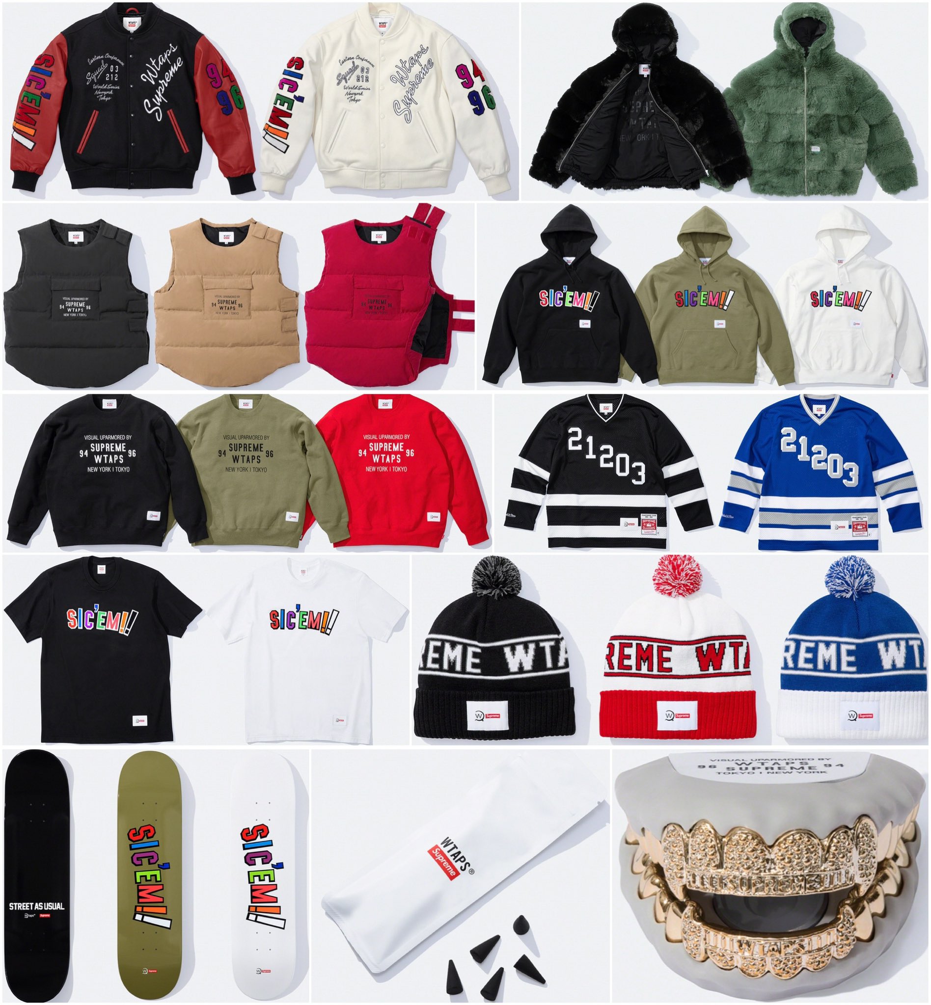 トップス descendant wtaps huf supreme fragment Supreme®/WTAPS® Crewneck | Supreme 21fw