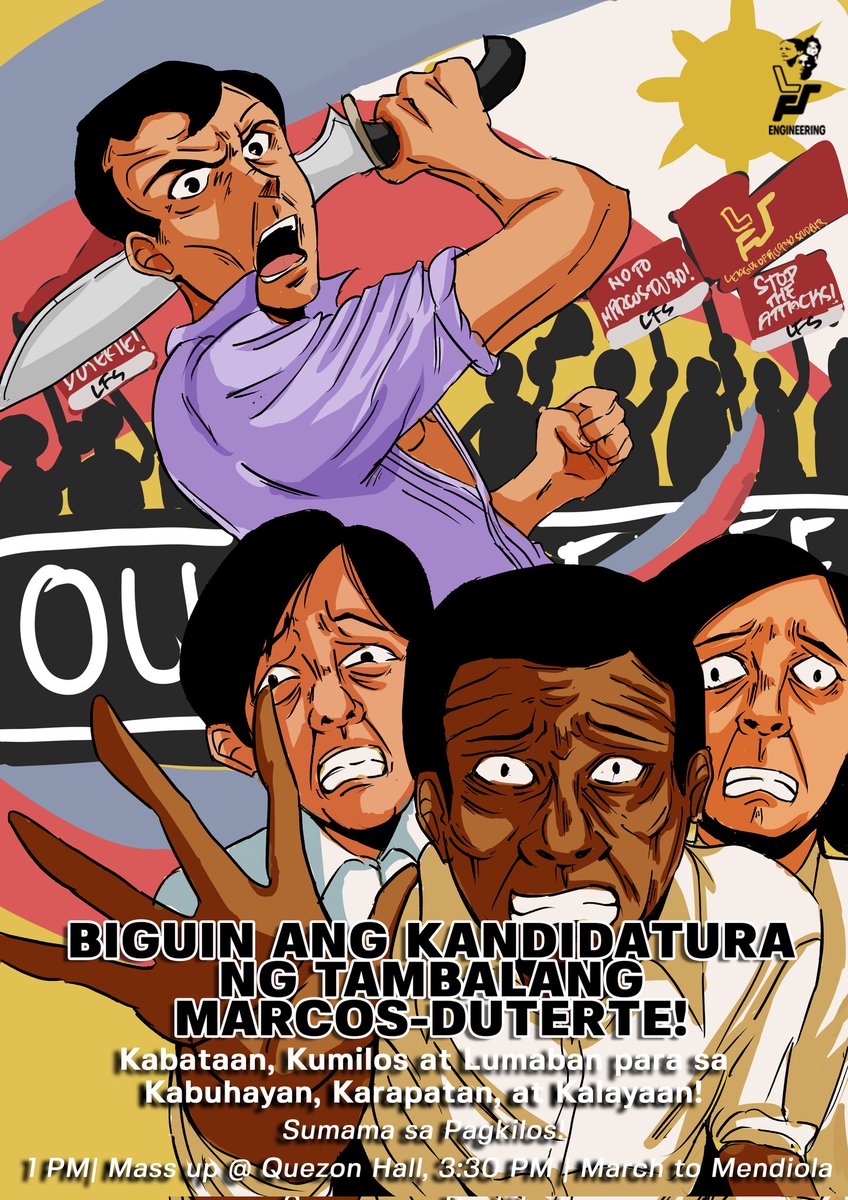 LFS_ENGG's tweet photo. "Anong pag-ibig pa ang hihigit kaya
sa pagka-dalisay at pagka-dakila
gaya ng pag-ibig sa tinubuang lupa?
Aling pag-ibig pa? Wala nga, wala."
- Andres Bonifacio, Pag-ibig sa Tinubuang Lupa

#Boni158
#DuterteWakasan
#NoToMarcosDuterte2022 https://t.co/B6djS2u7JA