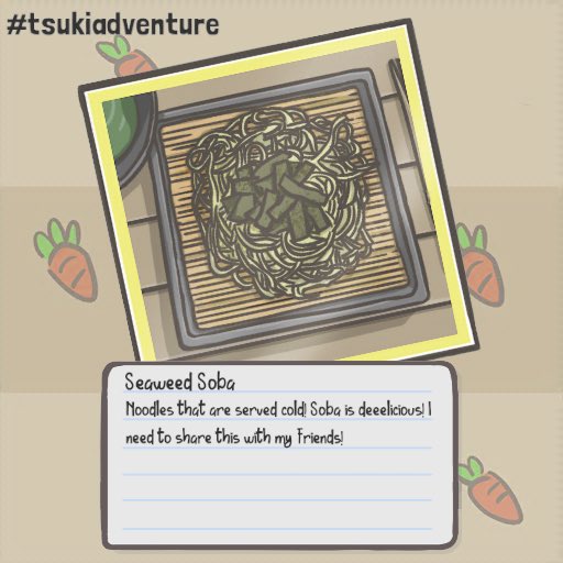 Seaweed Soba #tsukiadventure @HyperBeard https://t.co/h1QHLmAW8L https://t.co/UgsVo7HrZ0