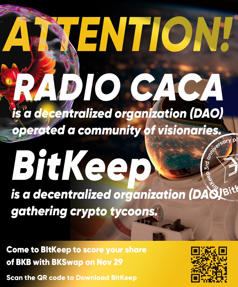 🔥Play on the virtual ground of <a href="/RadioCacaNFT/">Follow @RACA_3</a>, and get rich in the actual Fountain of Wealth of #BitKeep.