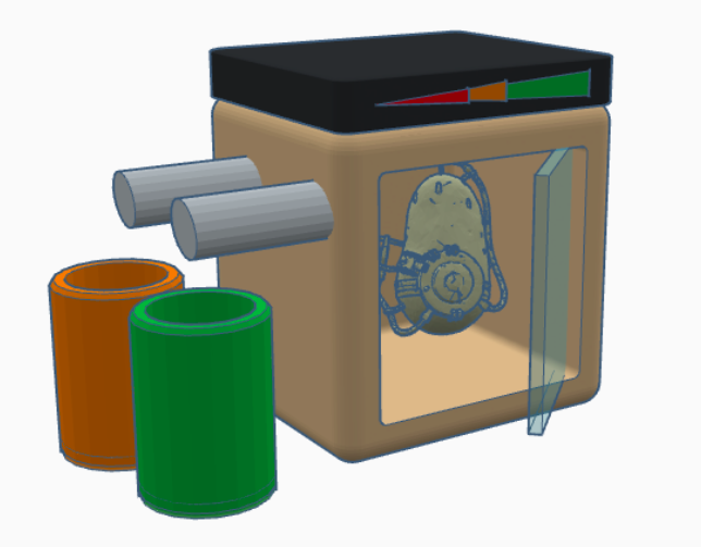 future_folks's tweet photo. Our Potato Purifier increases efficiency and helps waste management of Potato Batteries. @DesignFromTheF1 #DesignFromTheF1 https://t.co/34Y5u7oTx0