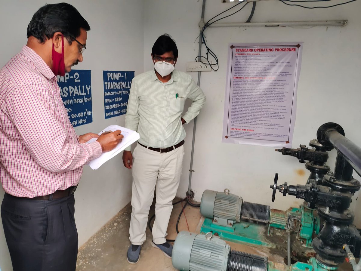 mb_telangana's tweet photo. #Missionbhagiratha Teams inspecting 
1. Sri G.Chenna Reddy CE Sir @ #Matapally, #Suryapet (D)
        2.Sri A.Vijay Prakash CE Sir @ #Kondapak.
        3. Sri Y.Krishnaiah SE #Bhongir @ #Thappaapally
 @SmitaSabharwal @DayakarRao2019. https://t.co/4bRRNxhWFe