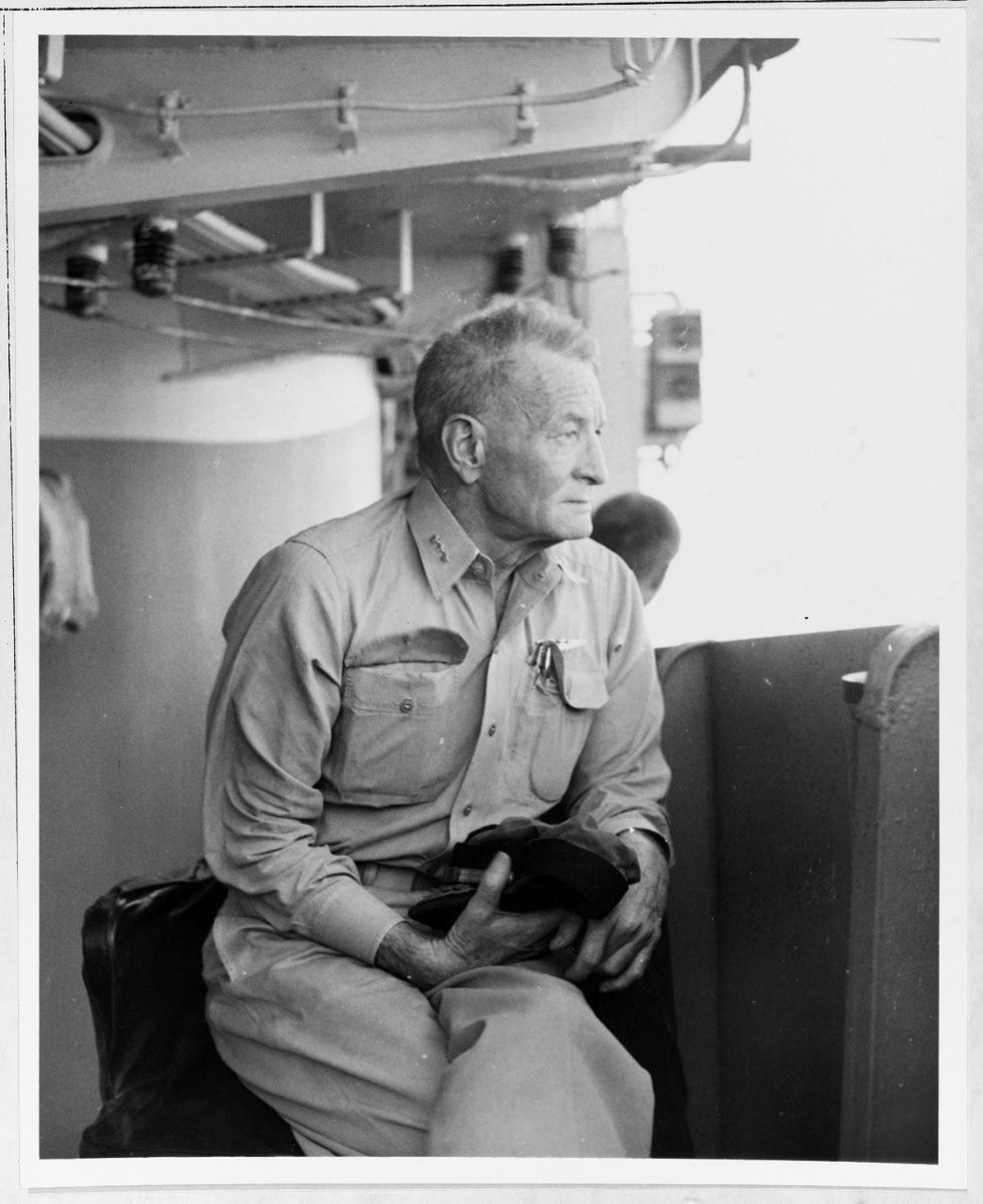 Rich_Ships's tweet photo. 🇺🇸Admiral John S. “Slew” McCain Sr. (Aug, 9 1884 - Sep 6, 1945)
Led Task Force 38 fast carriers under ADM Bull Halsey’s 3rd Fleet
Grandfather to the late Senator John S. McCain III (AZ-R)
Great-grandfather to TV host & author @MeghanMcCain
#JohnMcCain #WW2 #TF38 #NavalHistory https://t.co/xOrChzsuzD