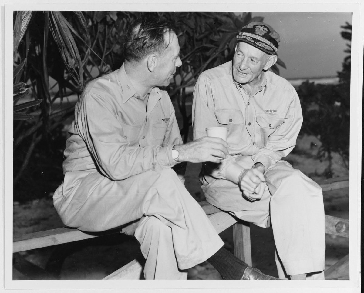 Rich_Ships's tweet photo. 🇺🇸Admiral John S. “Slew” McCain Sr. (Aug, 9 1884 - Sep 6, 1945)
Led Task Force 38 fast carriers under ADM Bull Halsey’s 3rd Fleet
Grandfather to the late Senator John S. McCain III (AZ-R)
Great-grandfather to TV host & author @MeghanMcCain
#JohnMcCain #WW2 #TF38 #NavalHistory https://t.co/xOrChzsuzD