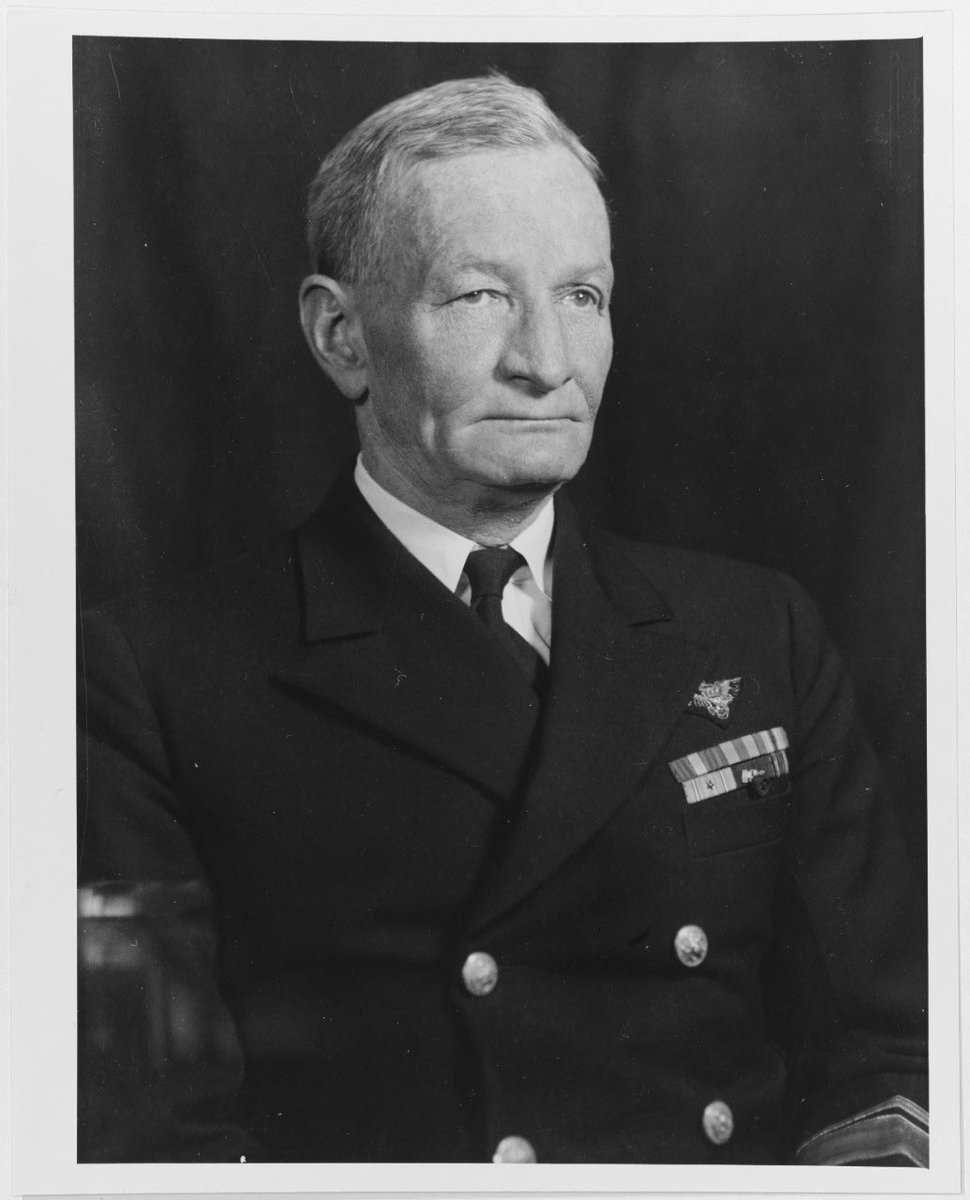 Rich_Ships's tweet photo. 🇺🇸Admiral John S. “Slew” McCain Sr. (Aug, 9 1884 - Sep 6, 1945)
Led Task Force 38 fast carriers under ADM Bull Halsey’s 3rd Fleet
Grandfather to the late Senator John S. McCain III (AZ-R)
Great-grandfather to TV host & author @MeghanMcCain
#JohnMcCain #WW2 #TF38 #NavalHistory https://t.co/xOrChzsuzD