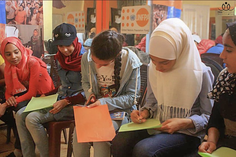 UKforSyria's tweet image. Early marriage and sexual and physical violence continue to be part of women and girls’ daily reality. We provided 3.4M in #UKaid to @UNFPA in 2021, helping to reach almost 1M people with #SRH and #GBV services @16DaysCampaign