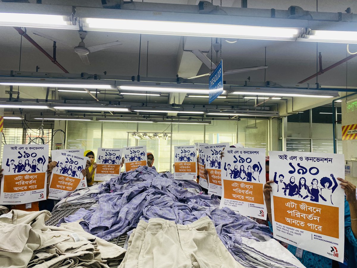 NazmaAkter73's tweet photo. #Ratify_Ilo_C190 to ensure safe workplace for women workers as #itsaveslife and increase productivity of workers benefitting both owners and workers. 
#16daysofactivism
@IndustriALL_GU @ituc https://t.co/XiAhxvhooF