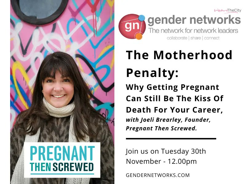 GenderNetworks's tweet photo. Calling all #GenderNetwork members 📣
Remember to join us tomorrow for our next session - The Motherhood Penalty with special guest @Joeli_Brearley @PregnantScrewed. 🗓
Not a member? Find out more about joining and the benefits: https://t.co/lvwlxllNIl 💡 https://t.co/mwhLqH3SHY