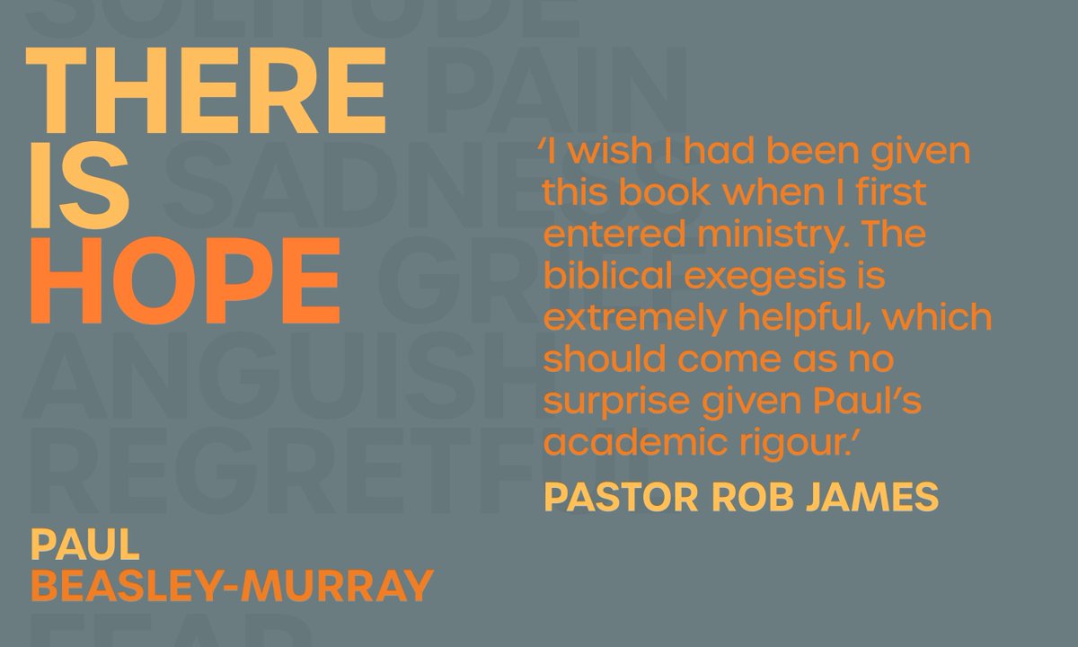 IVPbookcentre's tweet photo. Publishing next month 📚

There is Hope: Preaching at Funerals by Paul Beasley-Murray

Perfect for ordinands &amp; preachers who are new to giving funeral sermons, as well as for experienced preachers &amp; pastors

> https://t.co/Wlu9RBQxX6

#Preaching #Biblical #Sermons https://t.co/gtY7Qkwpg4