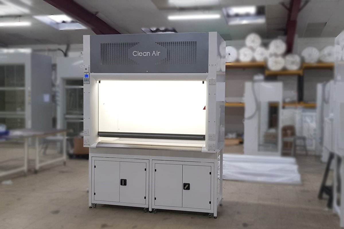 Cleanairltd's tweet image. These #Recirculation #FumeCupboards are for a #pharma co. They use #filter technology to remove contaminating fumes &amp;amp; particles. Ideal for labs where fitting externally vented #ExtractSystems can be problematic. Contact us for your project bit.ly/Calcall

#LabSafety