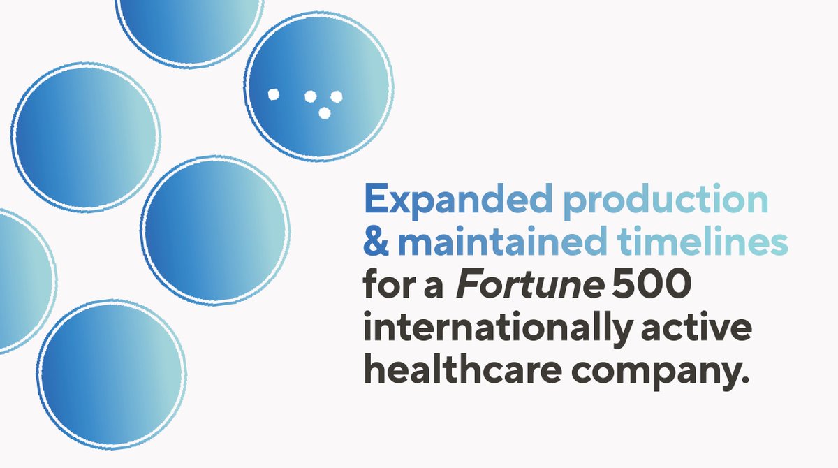 For the healthcare company, we had a local team ready within two weeks and avoided delays related to the pandemic. https://t.co/otBprYBim0 #FSP #healthcare #FDA #MHPRA #drugmanufacturing https://t.co/aH3DNfq0eu