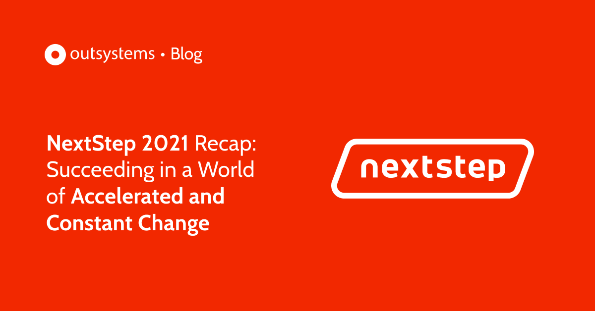 _its_matt's tweet photo. Missed #OutSystems #nxStep this year? Revisit some of the highlights, key themes, and important takeaways in this blog post. https://t.co/tqx4L95x8q https://t.co/ds9hKFHNB1