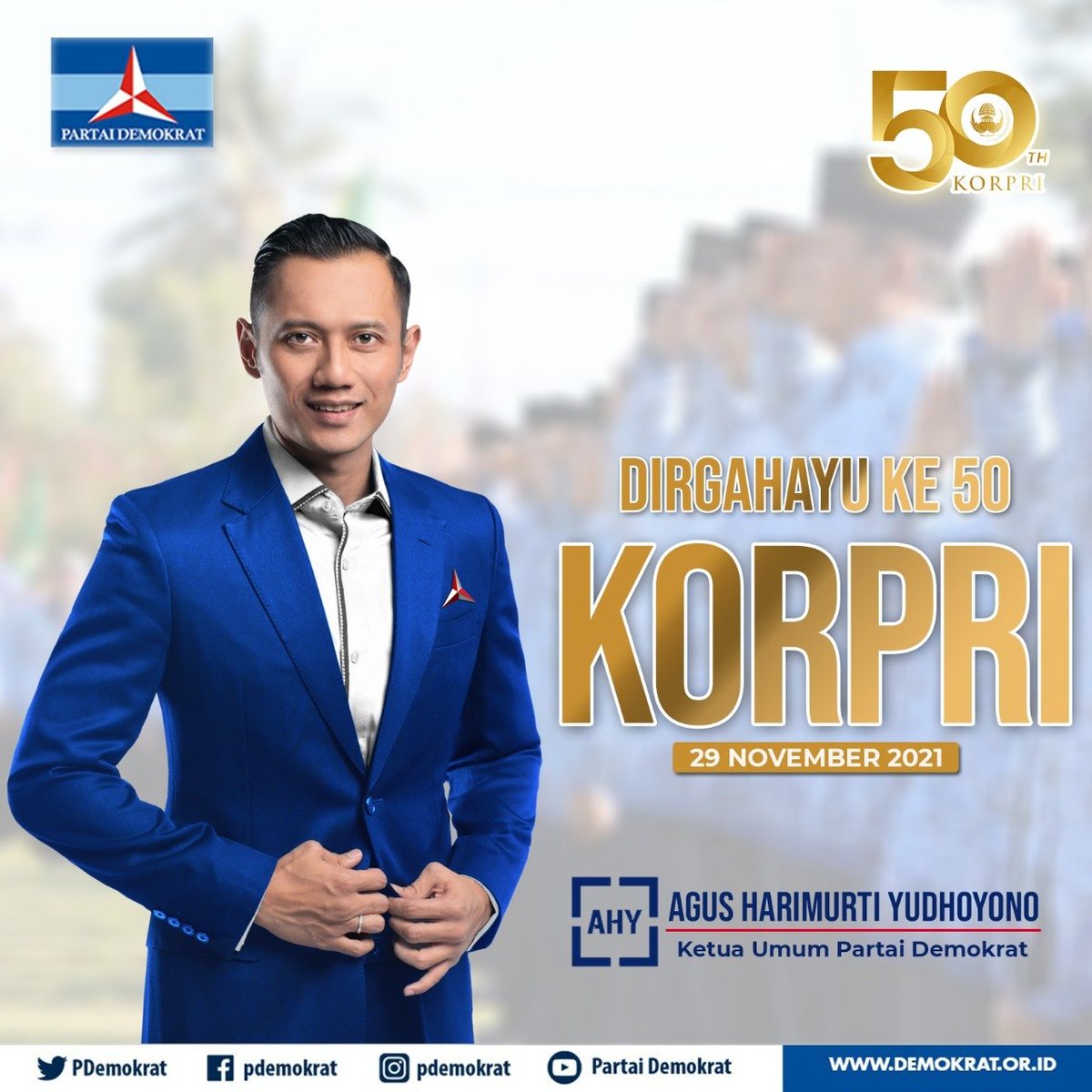 Dirgahayu ke-50 KORPRI

Teruslah berkarya, melayani, dan menyatukan bangsa

Dirgahayu KORPRI
29 November 2021