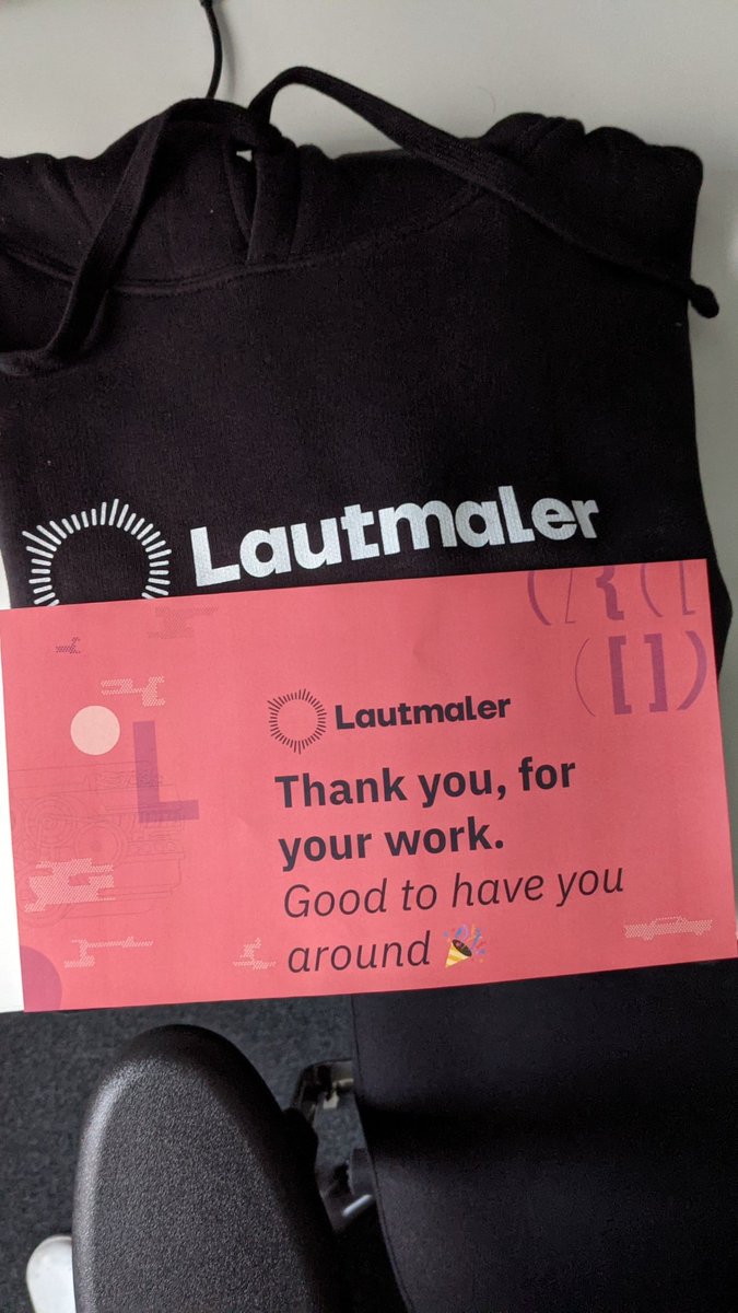 What a nice surprise! Thanks, <a href="/die_lautmaler/">LAUTMALER 👉 the best between human and machine</a>