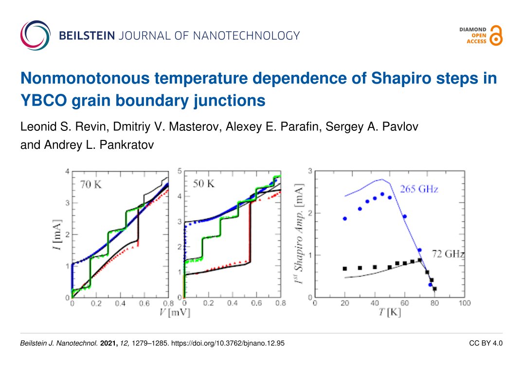 BeilsteinInst's tweet photo. The first article of our thematic issue on “Intrinsic #JosephsonEffect and prospects of #superconducting #spintronics” is out and you can access it for free ➡️ https://t.co/UPFbZNvMZl
#characteristicfrequency #Shapirosteps #temperaturedependence #JosephsonJunction
#BJNANO 🔓 https://t.co/DbTe1bLdoG