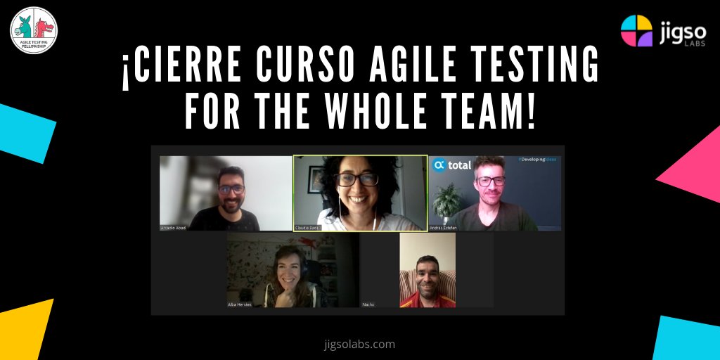 ¡Cierre de la última edición del año del curso Agile Testing for the Whole Team! ¡Muy buenas conversaciones y aprendizajes! ¡Gracias a todos por participar y compartir sus experiencias! 😎

#agile #testing #agiletesting #softwaretesting  #agiletestingfellow #testinglatam