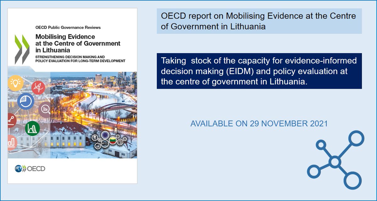 📢📉How can we use #evidence and #policyevaluation to improve decision-making in Lithuania?
#OutNow Mobilising Evidence at the Centre of Government in #Lithuania 
👉bit.ly/3lcxD1V