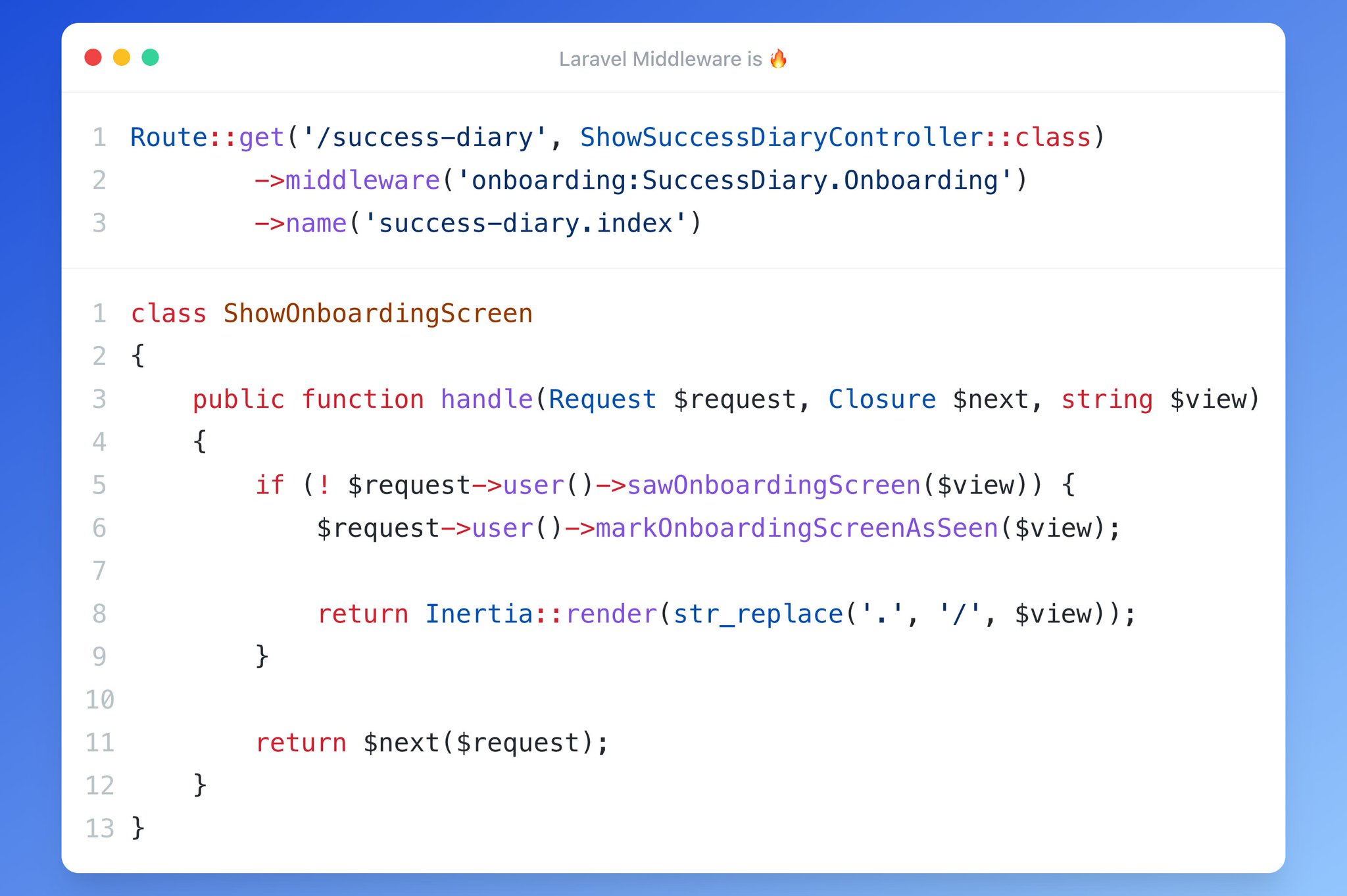 You can pass parameters to Laravel middleware classes