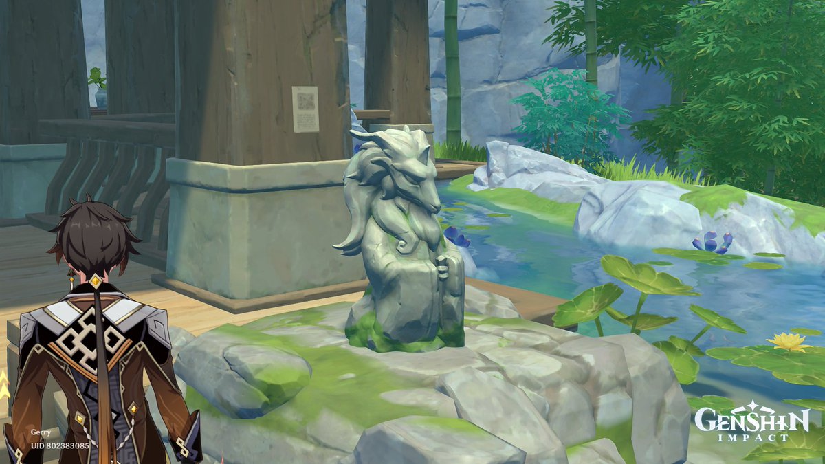 gerrymon96's tweet photo. I just realized the tiny statues at Qingce are suspiciously similar to the Exuvia🐉
#GenshinImpact #zhongli https://t.co/CCggu1HKWP