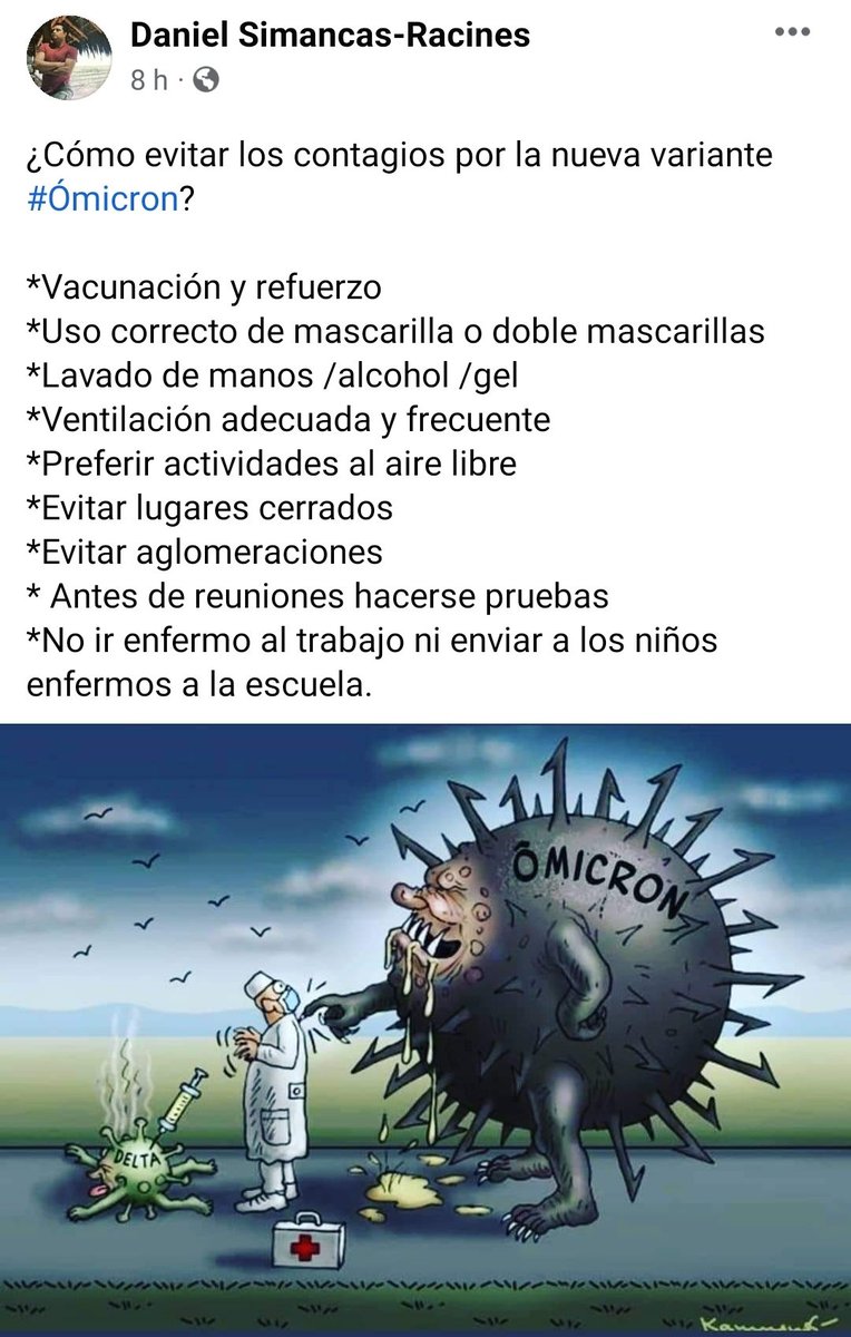 DanielSimancasR's tweet photo. Hay que intensificar las medidas de prevención en estás fiestas 👇🏽🙏🏽 https://t.co/ik2rhsHtJA